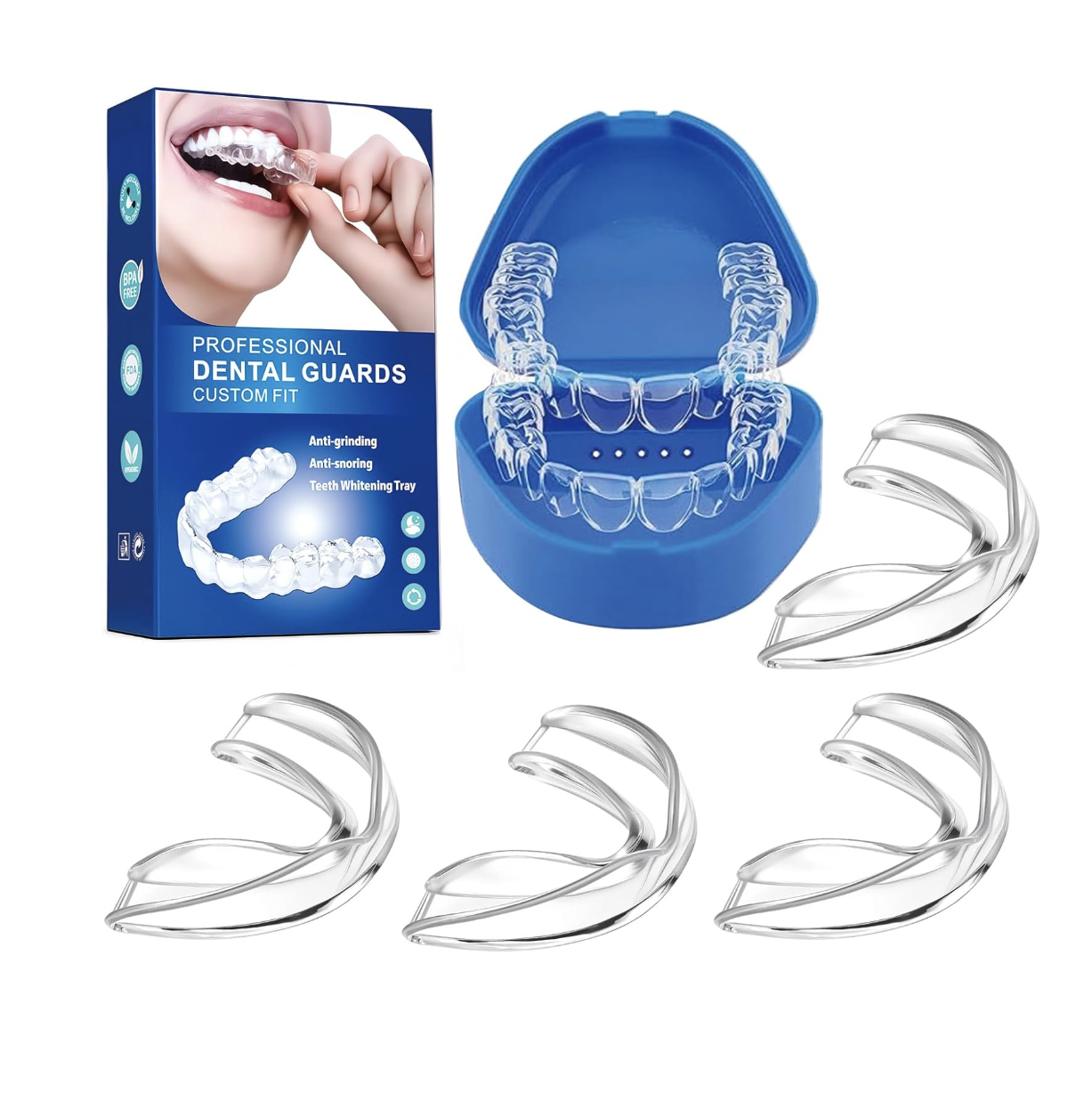 Dental Guard Night - 4pcs/Box Mouth Guards for Grinding Teeth