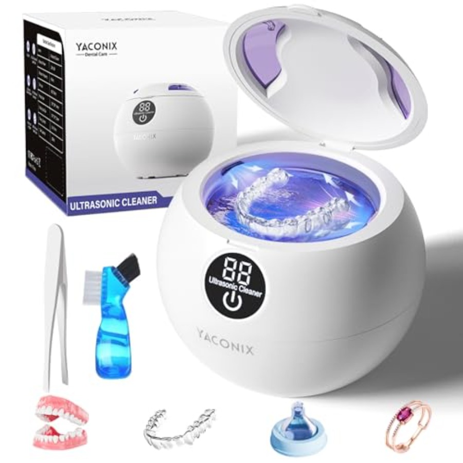 Dental Guard Night - Ultrasonic Retainer Cleaner 45kHz Dental Retainer