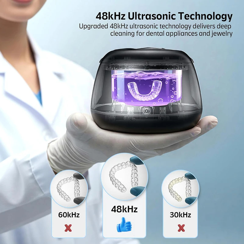 New Ultrasonic Retainer Cleane - Dental Guard Night avaliação e preço