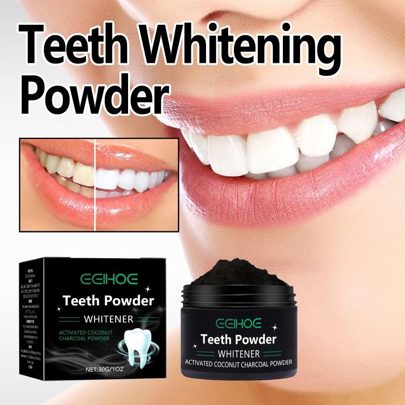 Teeth Whitening Powder Charcoa - Teeth Whitening With Baking Soda avaliação e preço