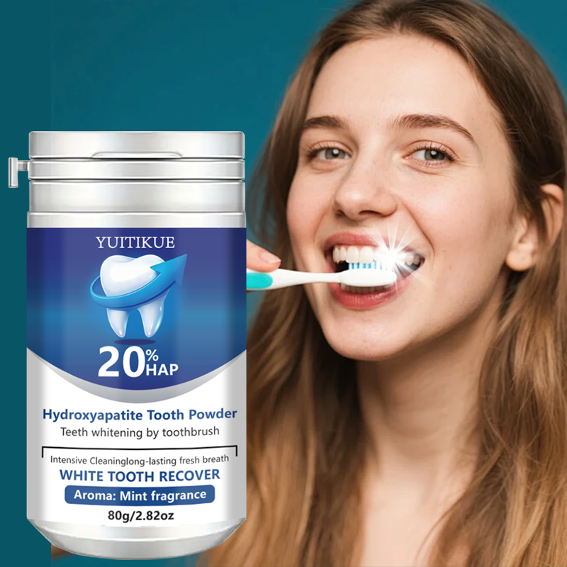 20% Hydroxyapatite Tooth Powde - Teeth Whitening With Baking Soda avaliação e preço