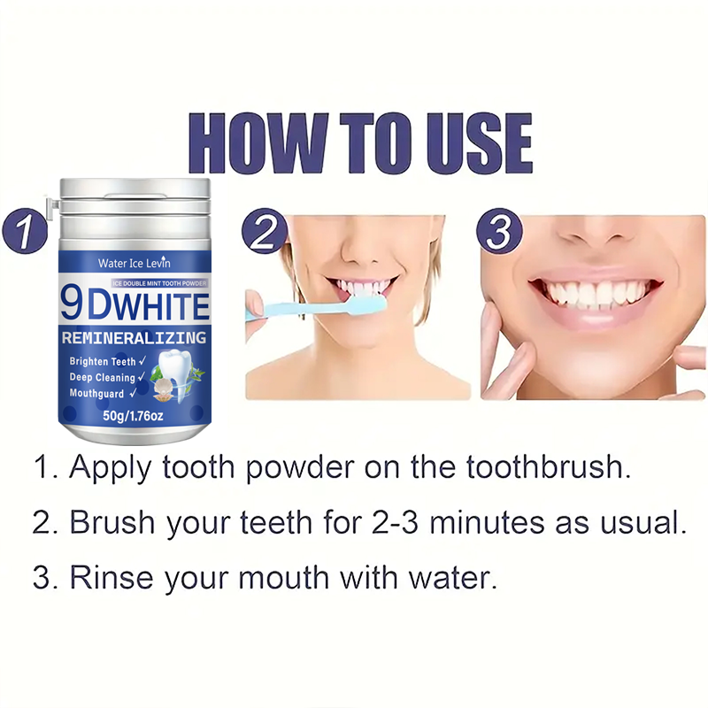 9D White Ice Double Mint Tooth - Teeth Whitening With Baking Soda avaliação e preço