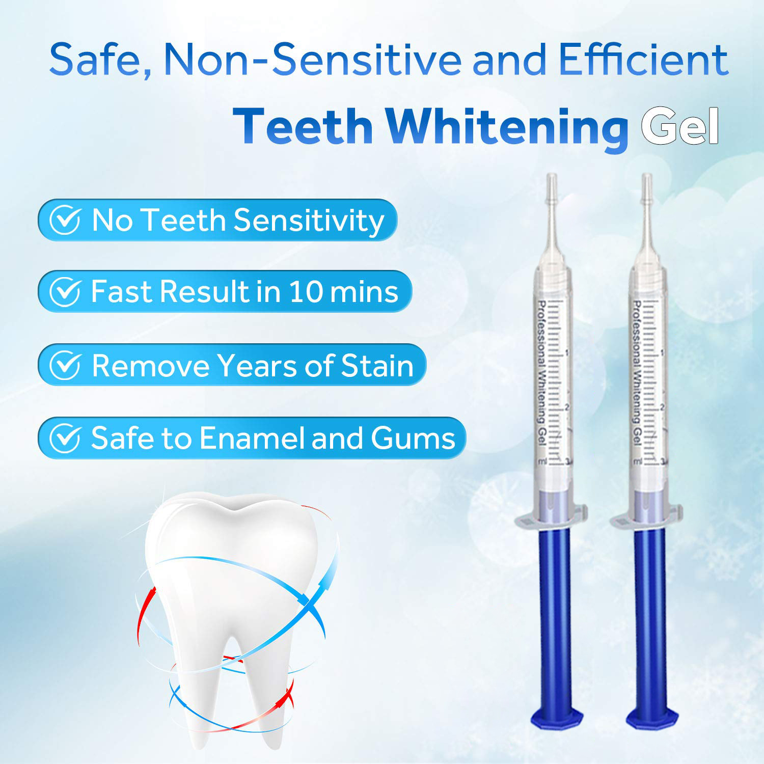 Teeth Whitening Gel Refill Syr - Teeth Whitening Gel Syringes avaliação e preço