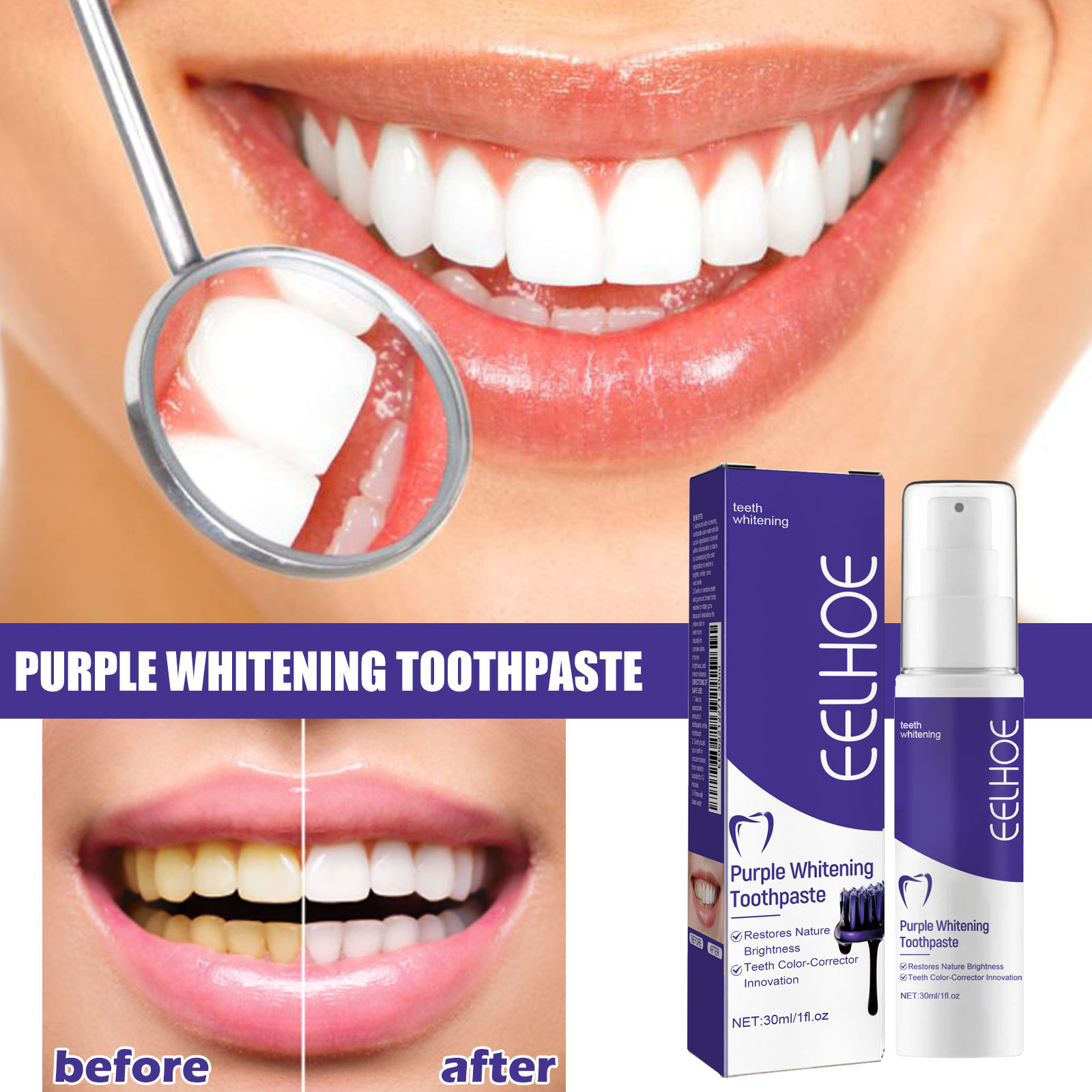 Teeth Cleansing Whitening Toot - Teeth Whitening Korea avaliação e preço