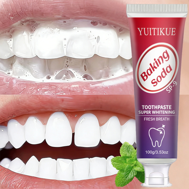YUITIKUE Baking Soda Toothpast - Teeth Whitening With Baking Soda avaliação e preço