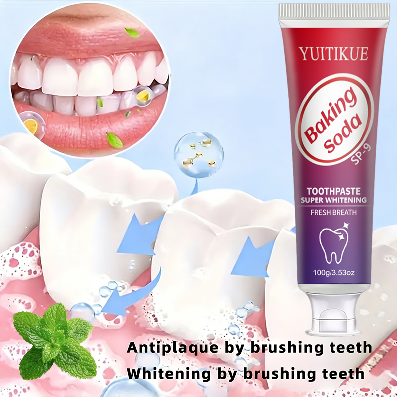 YUITIKUE Baking Soda Toothpast - Teeth Whitening With Baking Soda avaliação e preço