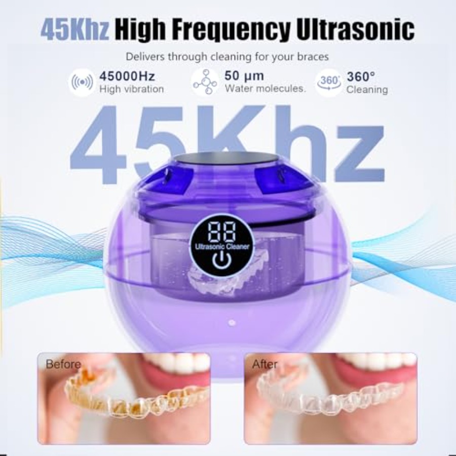Ultrasonic Retainer Cleaner 45 - Dental Guard Night avaliação e preço