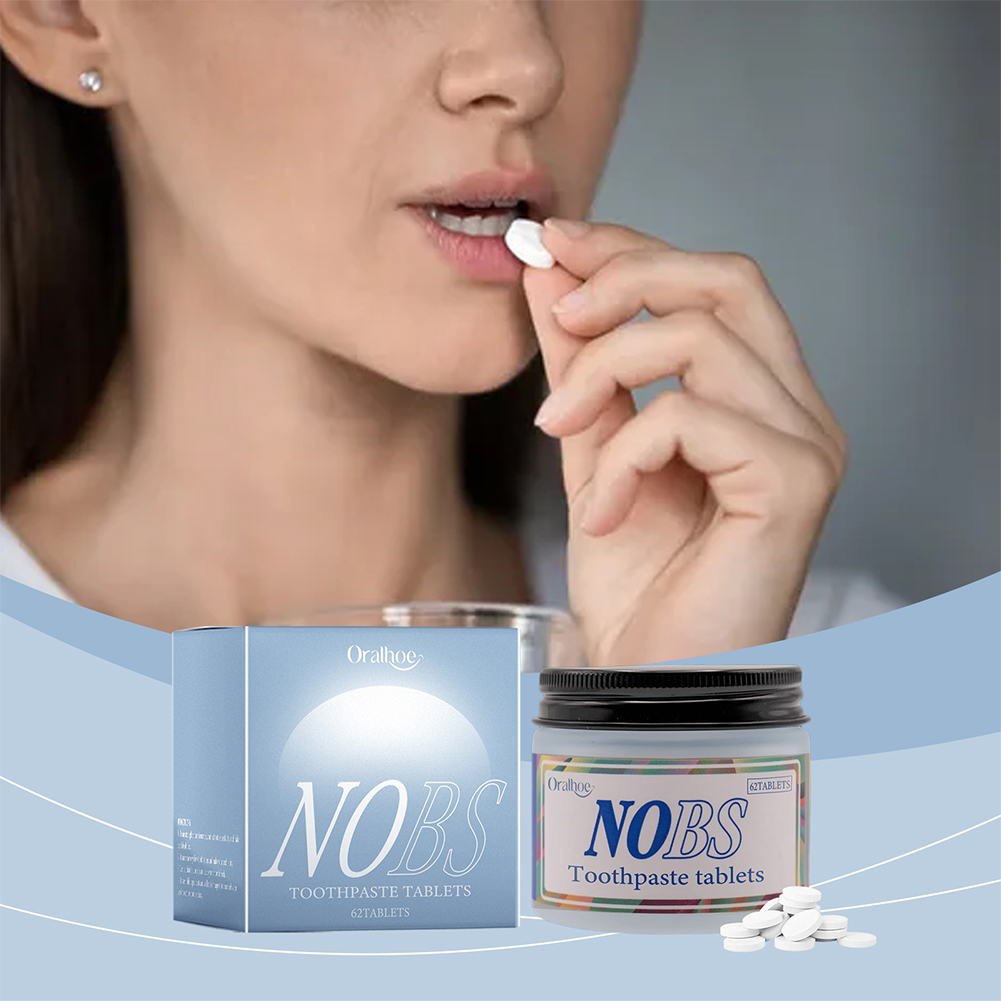 NOBS Toothpaste Tablets - Nano - Teeth Whitening With Baking Soda avaliação e preço