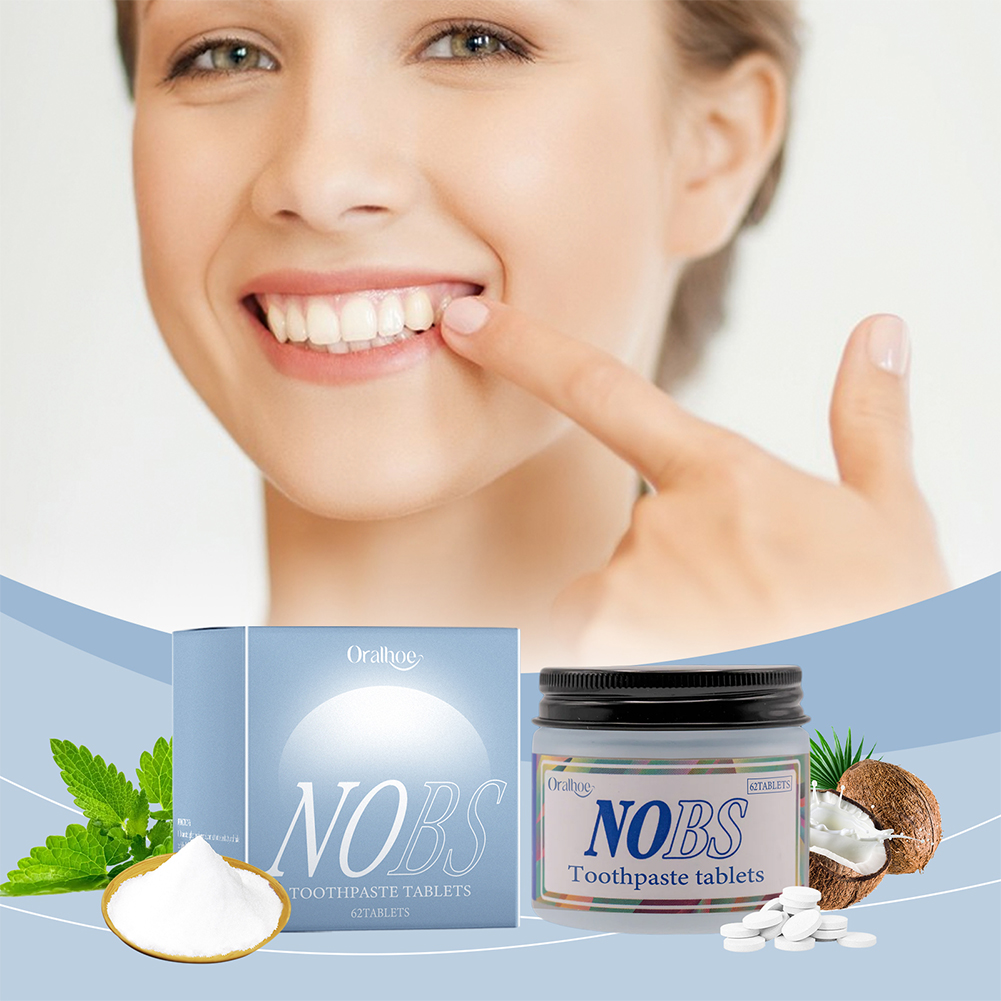NOBS Toothpaste Tablets - Nano - Teeth Whitening With Baking Soda avaliação e preço