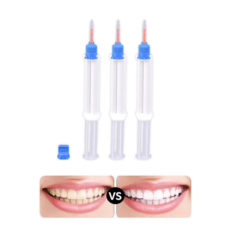 Oral Double Barrel Syringe Gel - Teeth Whitening Gel Syringes avaliação e preço