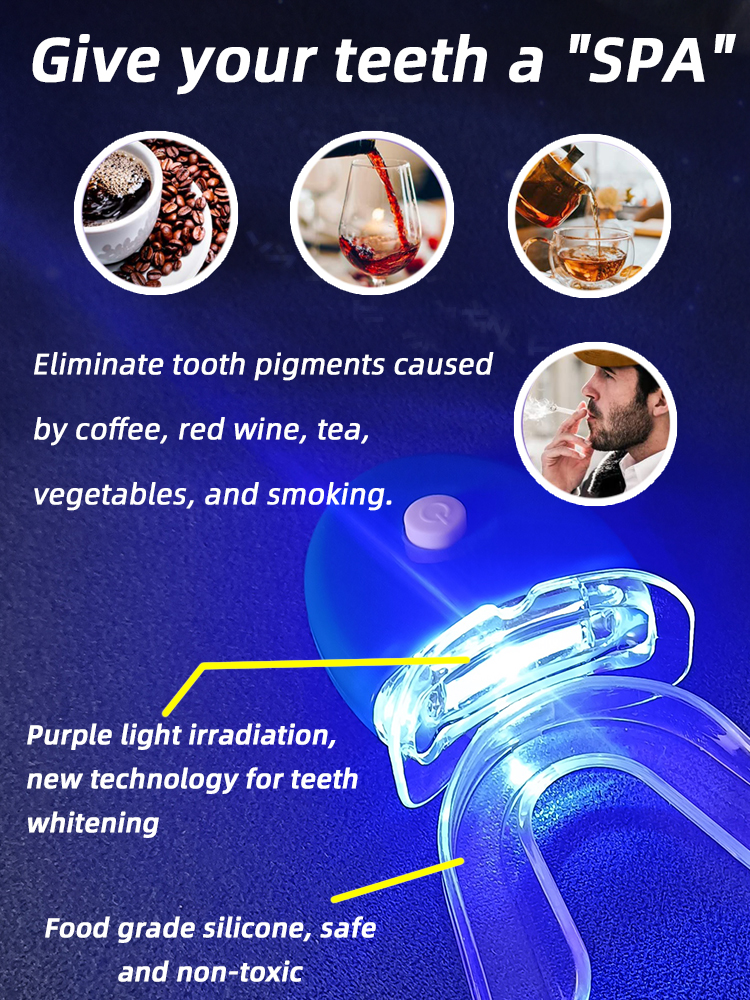 Glorysmile Teeth Kit - LED Lig - Teeth Whitening Gel Syringes avaliação e preço